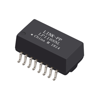 LP1188NL Single Port Ethernet Isolation Transformer SMT 10/100Base-T 16 PIN