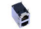 ARJM21A1-805-NN-CW2 Stacked port RJ45 2X1 Tab Down 2.5G Base-T Ethernet