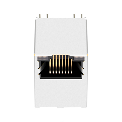 El enchufe vertical compatible Rj45 de Belfuse G55-122N-155 LINK-PP 10G con GY/GY llevó