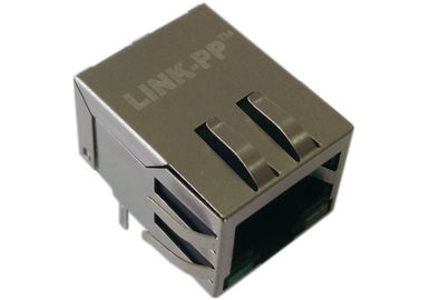 El LED verde Rj45 LPJ0012GFNL escoge Ethernet modular 10/100Mbps del enchufe del puerto