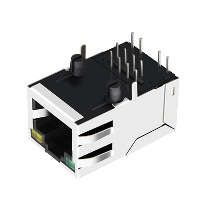 Conector hembra de XFATM9R-CTLSxu1-4M Network Modular RJ45, 1 x 1 Jack Tab encima de LPJ6011ABNL