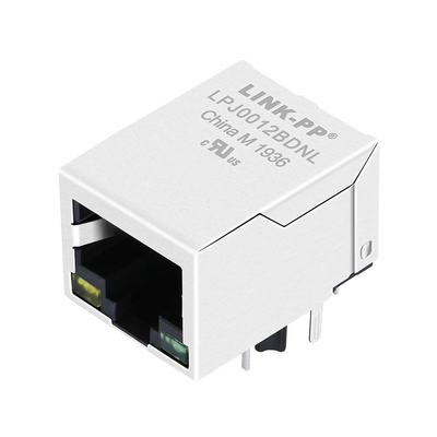 Aislamiento de Ethernet RJ45 Jack One Port 1500Vrms de LPJ0012BDNL 10/100Base-T