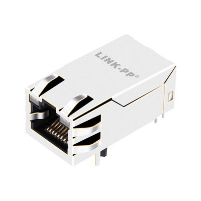 1840744-5 GIGABIT RJ45 Jack modular 1000BASE-T 1X1 Tab Up GY/G LED