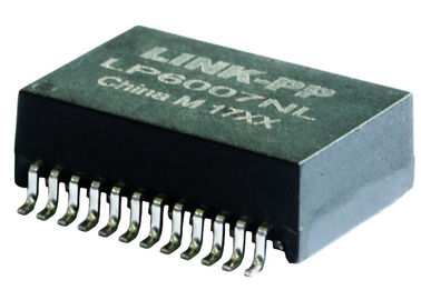 solos puertos del transformador de alto voltaje del aislamiento 3500V para Ethernet del Lan, LP6007NL