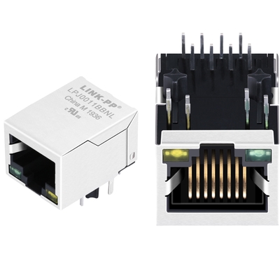 J00-0045NL 1x1 Magnético RJ45 Jack 10/100Mbps Ethernet LPJ0011BBNL