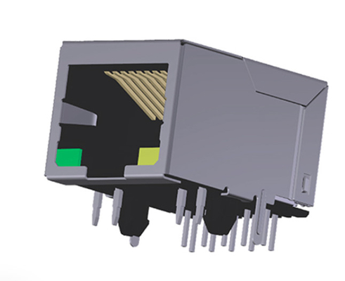 Conector ARJM11B1-009-AB-EW2 RJ45 con magnéticos de base T de 10/100