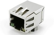 JXD0-0025NL Conector de ángulo recto RJ45 con LED 1000 base-T para el tipo 5e