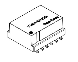 El módulo magnético del transformador SMT base-T