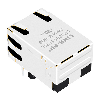 LPJ2011CNL 10/100 Base-T RJ45 MagJack 1x1 Port Tab Up sin Led