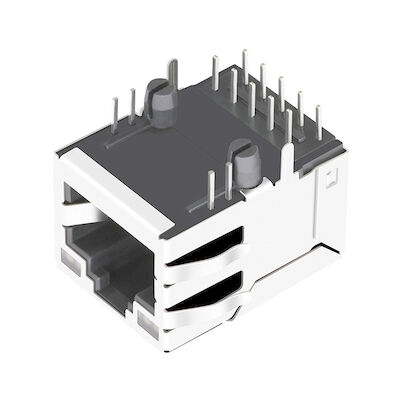 Género industrial de la hembra del conector RJ45 LPJG16314A4NL del gigabit de RB1-1Q6BAM1A