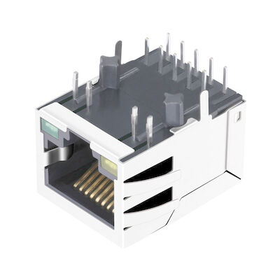 Conector portuario RJ45 de la base-T de HR861153C 10/100 solo con el puente de rectificador LPJ0284GDNL