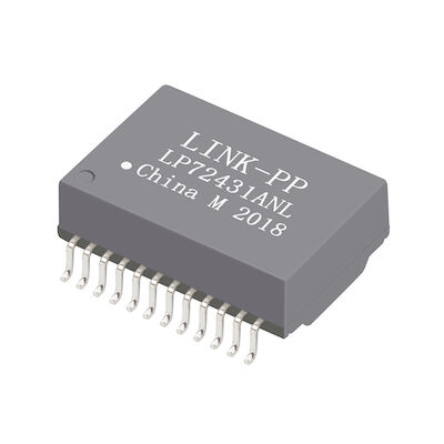 749052051 10G base - T 24 Pin Single Port 1A SMD PoE+ Lan Transformer Modules LP72431ANL