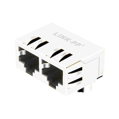 5406566-2 10/100 puerto de la base-T 1x2 sin los módulos de conector de Ethernet del Magnetics RJ45 LPJEF102CNL