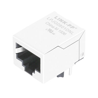 48F-01NW2NL RJ45 con convertidor Unmanaged del Magnetics LPJG0801DNL del gigabit el medios
