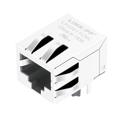 Solo puerto de LPJ0011CNL RJ45, cruz 13F-64ND2NL de Ethernet del conector hembra 10/100Mbps