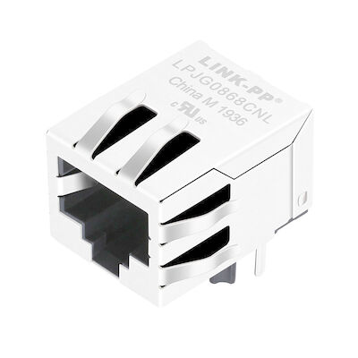5-6605433-8 condensador del RJ45 Jack modular Decouping con LED LPJG0806GENL