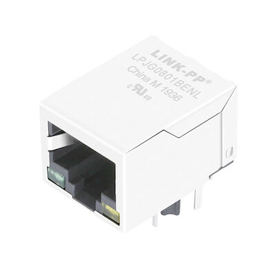 El partido magnético ATMEGA88PV-10AUR de XRJG-01K-4-H11-120 Rj45 Jack integró el interruptor