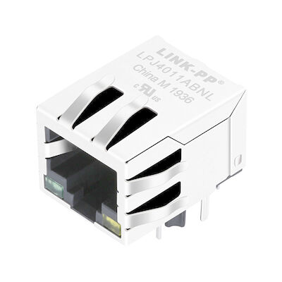 LPJ4011ABNL cruzan MIC24013-5104T-LF3 10/100Mbps Rj45 con LED 74990112121