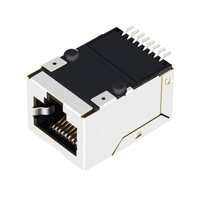 Conector 1x1 10/100Base-TX del montaje superficial Rj45 de J0C-0005NLT magnético