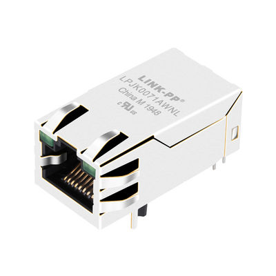 0826-1G1T-23-F Conector RJ45 Magnético Tab-up 12 Hilos 1000Base-T