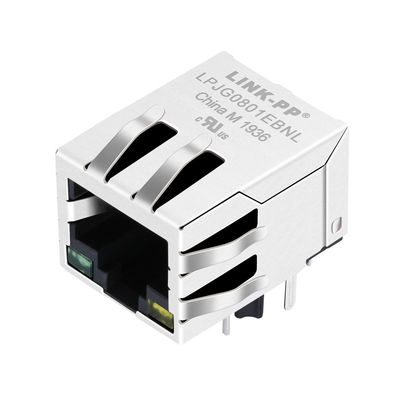 48F-01GY2DPL2NL 10 Ethernet del gigabit del partido ATMEGA88P-20AUR del conector del Pin Rj45