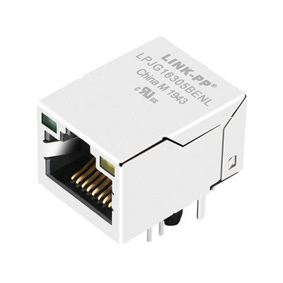 La base-T RT7-ZZ-0032 1000 10p8c integró el conector magnético del puerto Ethernet RJ45 de los enchufes