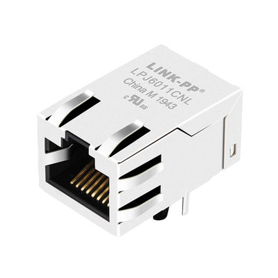 Enchufes modulares portuarios del Magnetics RJ45 de Ethernet de la base-T de JXR1-0001NLT 100 solos