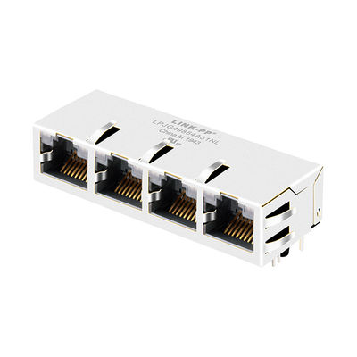Equivalente al cierre del gigabit Rj-45 del puerto de JXG0-0098NL 4 para arriba con el LED