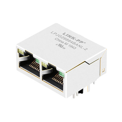 Red magnética modular 1000 del puerto de Tab Up 1x2 de la base-T de JXD1-2016NL Rj45 Jack