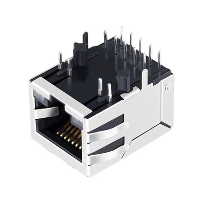 Conector 1000 de cable industrial de Ethernet RJ45 de la base-T del puerto de SS-6488-NF-A431 Tab Down 1x1