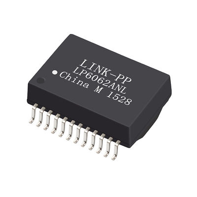Jefe abierto del gigabit POE+ Lan Ethernet Magnetic Transformers 1CT SMD 1500Vrms del HF de VP6014RZ