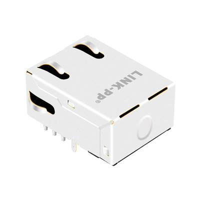 10G base-T Tab Up 1 RJ45 magnético portuario Jack G15-111T-076C