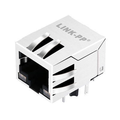 Base-T Tab Down de G15-111T-038E 10G 1 conector protegido portuario de Ethernet RJ45 con llevado