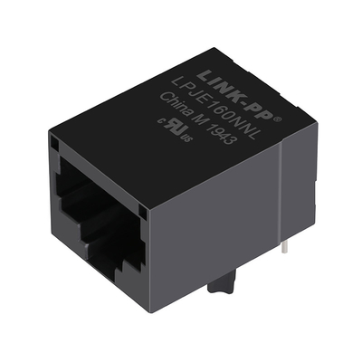 SS-7188-NF LPJE160NNL compatible 8P8C Tab Down RJ45 Jack Without Integrated Magnetics modular