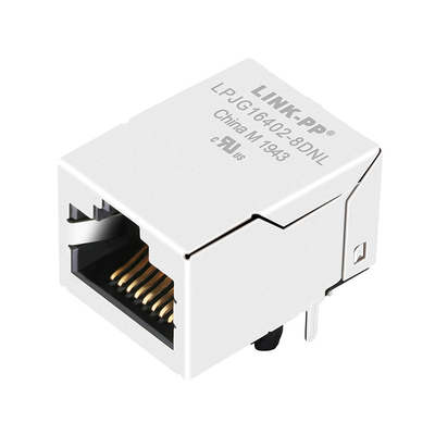 Base-T integrada 1000 del Magnetics RJ45 Jack del puerto de RT9-HK-0002 1x1 Tab Up Without Led