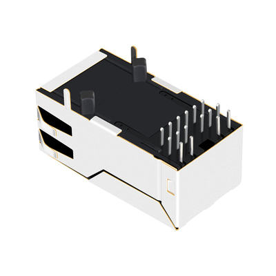 La base-T 0875-1X1T-B2 1000 Tab Up 1 RJ45 portuario Jack With modular OG/Y llevó