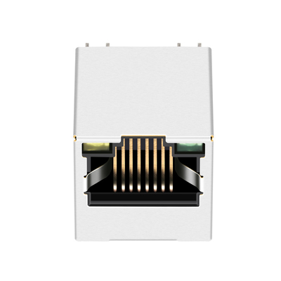 ENTRADA vertical del TOP del conector RJ45 del PUERTO 1000BASE-T de JXD2-0Z25NL 1X1 con llevado