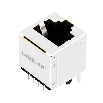 ENTRADA del TOP de la vertical RJ45 Jack 8PIN del PUERTO de JXD2-9001NL 100BASE-T 1X1 llevada NO