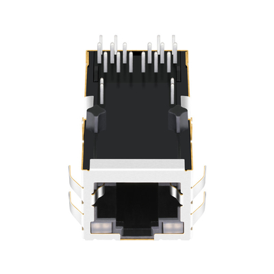 Etiqueta de 56F-1802DDD2NL 2.5G BASE-T ENCIMA de un POE+ portuario RJ45 magnético Jack 16p8c
