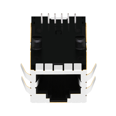 08B1-1X1T-06-F 100 puerto RJ45 Jack Tab Up Without Led magnético LPJ2011CNL de la base-T 1x1