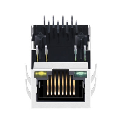 Total Rj45 XWRJ-1104D1015-1 RJ45 con el PWB flexible total integrado del Magnetics ...
